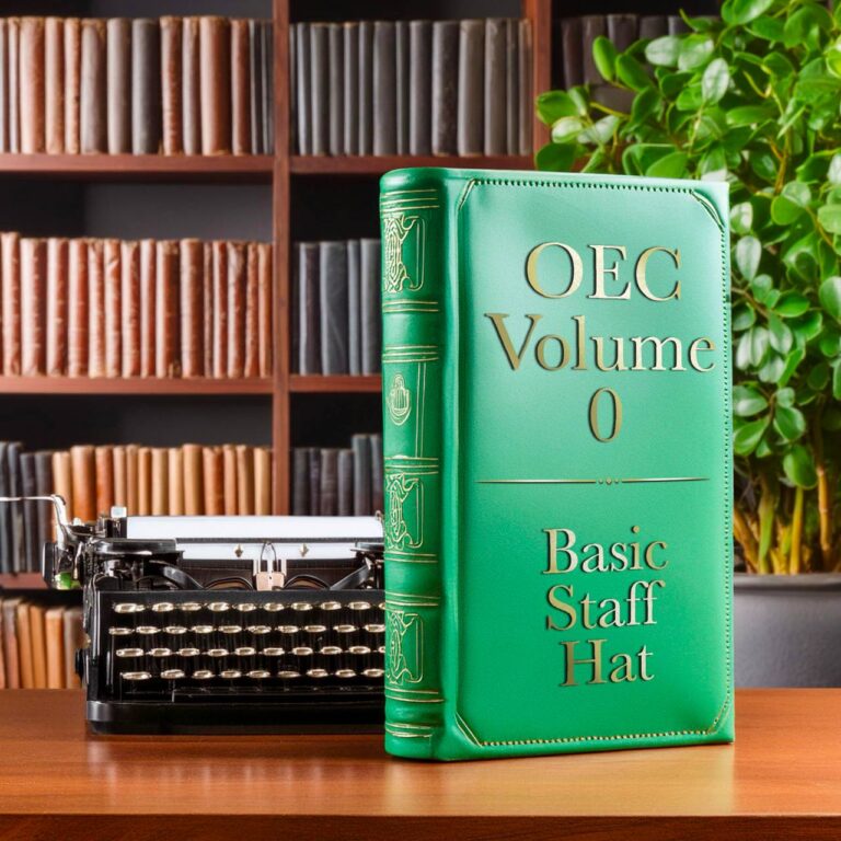Organization Executive Course – Volume 0 – The Basic Staff Hat